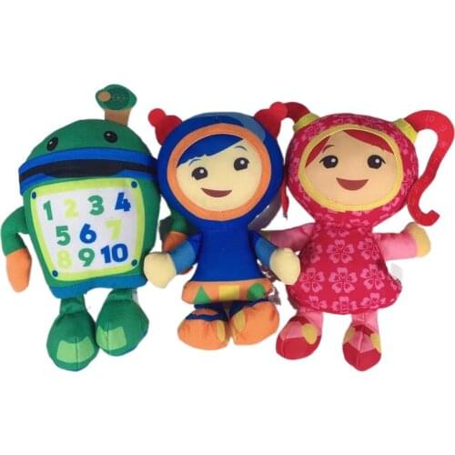 3pcs/lot Team Umizoomi Bot MILLI Geo Plushie Toy Doll