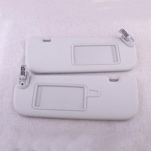 CITALL 1 Pair 852103X000TX 852203X000TX Left & Right Car Sun Visor Fit For Hyundai Elantra 2011 2012 2013 2014 2015 Gray