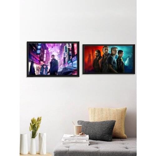 Blade Runner Ana de Armas 2049 Ryan Gosling Movie Poster Prints Art Silk Gift Home Decor Wall Stiker Room