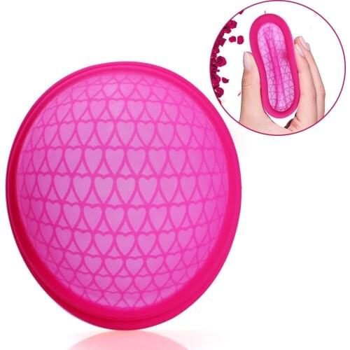 Menstrual Reusable Disc Flat-fit Design Menstrual Cup Extra-Thin Sterilizing Silicone Menstrual Discs Tampon/Pad Alternative