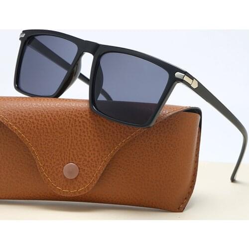 Higodoy Fashion Men Square Sunglasses for Women Plastic Vintage Retro Male Driving Sunglass Protection Sun Glasses UV400