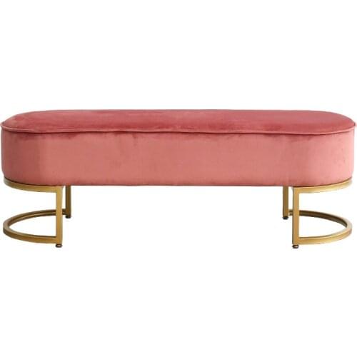 Lady Soft Velvet Bed Footrest Stools Ottomans Entrance-hall Shoes Stool Home Living Room Furniture Dresser Chair Pouf Footstool