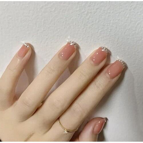 24Pcs Stickers For Nails False Nails Sticks Decals Set Detachable Nail Piece Finished Butterfly Nail Art Decorations Stickers