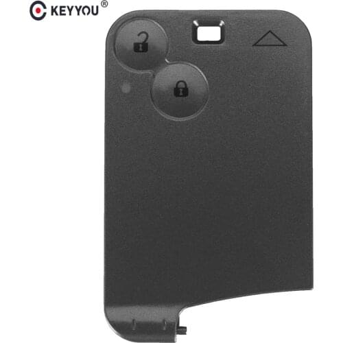 KEYYOU New Replacement For Renault Laguna Espace 2 Buttons Remote Key Card Shell Case cover Free shipping