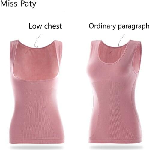 Autumn/Winter Warm vest female thickening plus velvet winter tights Velvet Body shaping comfortable thermal underwear camisole