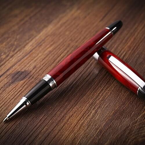 Luxury Metal Ballpoint Pen High Quality Business Writing Signing Calligraphy Pens Office School Stationery Supplies Gift Pen
