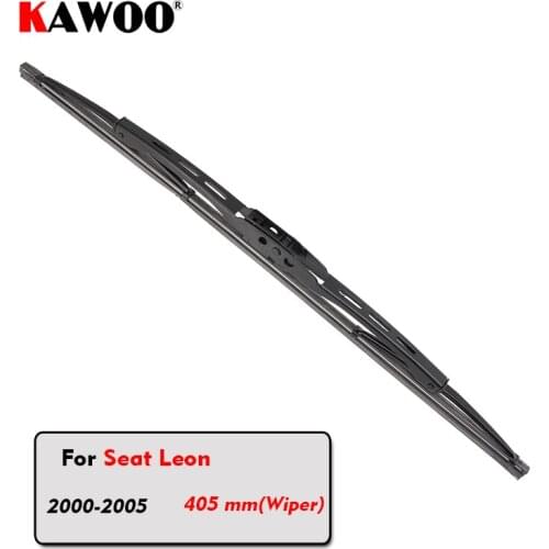 KAWOO Car Rear Wiper Blade Blades Back Window Wipers Arm For Seat Leon Hatchback (2000-2005) 405mm Car Accessories Styling