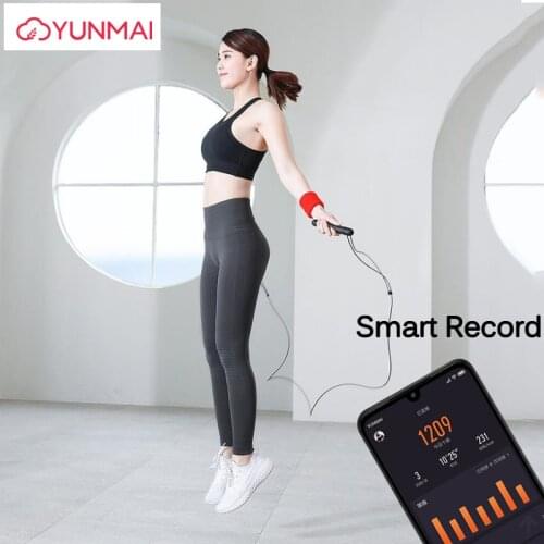 Xiaomi YUNMAI Smart Training Skipping Rope APP Data Record USB Rechargeable Rope Jumping Fitness Skip Workout Sports Fat Burning