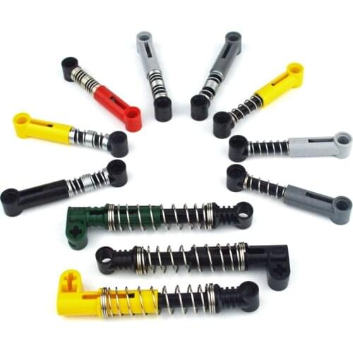 Building Blocks soft hard Spring Technic MOC Parts Self-Locking Bricks Shock Absorber Accessories spring 18404 76138 76537