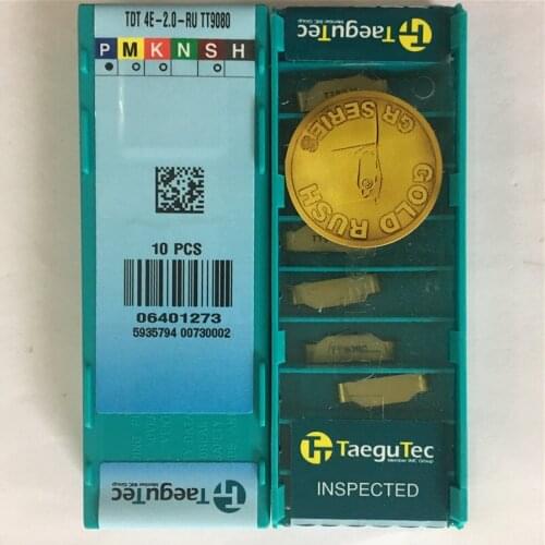 TDT 4E-2.0-RU TT9080 100% Original TAEGUTEC carbide insert with the best quality 10pcs/lot free shipping