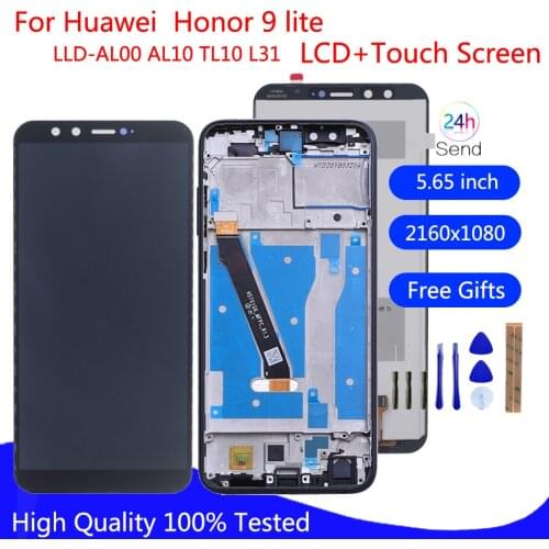 For Huawei Honor 9 lite LCD Display Touch Screen LLD-L31 Digitizer For Honor 9 lite LLD-AL00 AL10 TL10 L31 Display Repair Parts