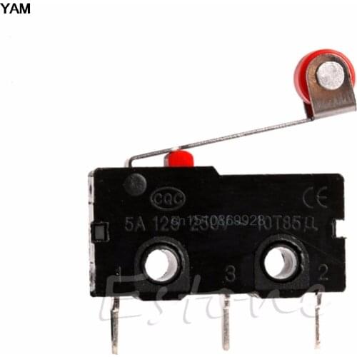 10pcs/lot New Micro Roller Lever Arm Normally Open Close Limit Switch KW12-3