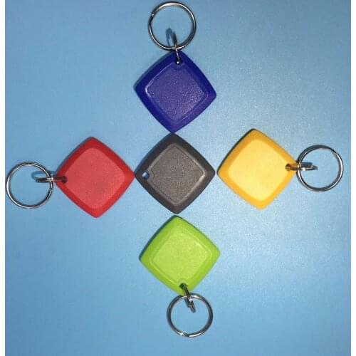 100pcs/lot UID Changeable IC tag keyfob for mif 1k 13.56MHz Writable mif 0 zero HF ISO14443A
