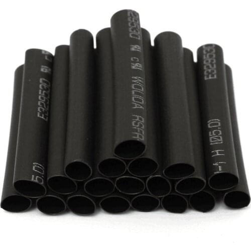 127 Pcs Heat Shrink Sleeving Tube Electrical Connection Tube Assortment Kit Electrical Wire Wrap Cable Waterproof Shrinkage 2:1