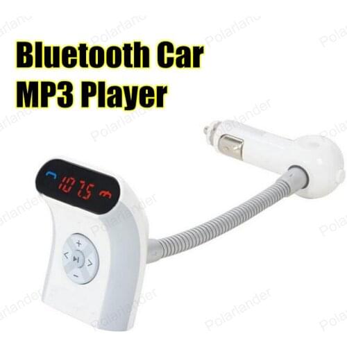 2016 New Arrival Bluetooth Car Kit 180 Degree FM Transmitter With USB Charger MP3 Player