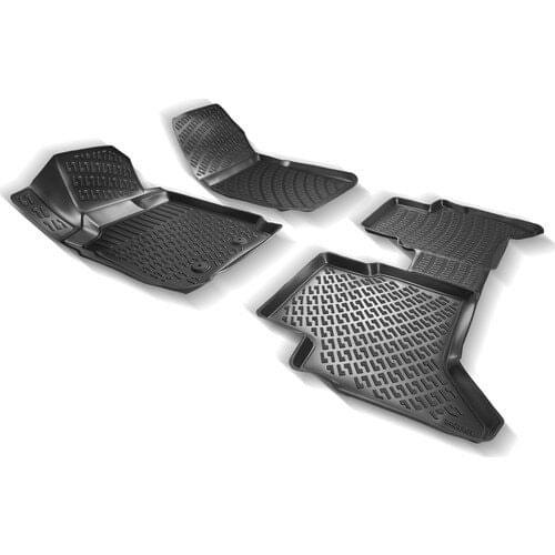 3D Molded Interior Car Floor Mat For Ford Ranger 2012 Post 3D Pool Mat Black