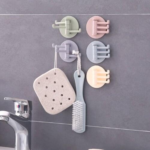 5 Pcs Creative Seamless Paste Branch Hook Wall Mount Hangers Suction Cup Self Adhesive Hooks for Towel,Spoon,Key,Brush