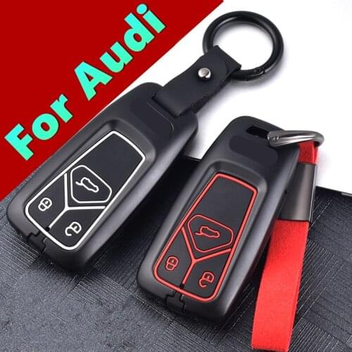 For Audi q5l q7 a6 a4l 2019 Car key shell high-grade key bag key set Anti-drop wear car decoration accessories