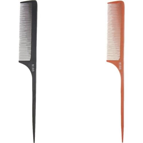 Fine-tooth Hair Pick Comb Pin Tail Comb Brush Anti-static Styling Tool