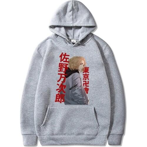 Hot Anime Tokyo Revengers Mikey Fashoin Streetwear Hoodies for Women/Men Long Sleeve Harajuku Sweatshirts Casual Pullover Unisex