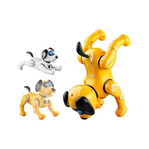 JJRC new childrens intelligent remote control robot stunt voice dialogue gesture induction toy pet robot dog