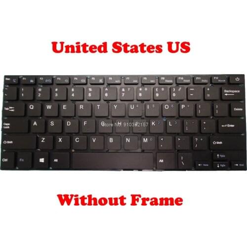 Laptop Keyboard For Direkt-Tek DTLAPC14-1 14" Ultra Slim English US Black Russian RU Brazil BR Without Frame New