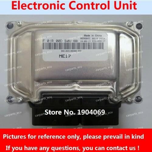 Engine Computer Board F01R00DZ21 3600010-YJ13 F01RB0DZ21 ME17 ECU F01R00DJS5 3610010007-B01 F01RB0DJS5 For Zotye Car