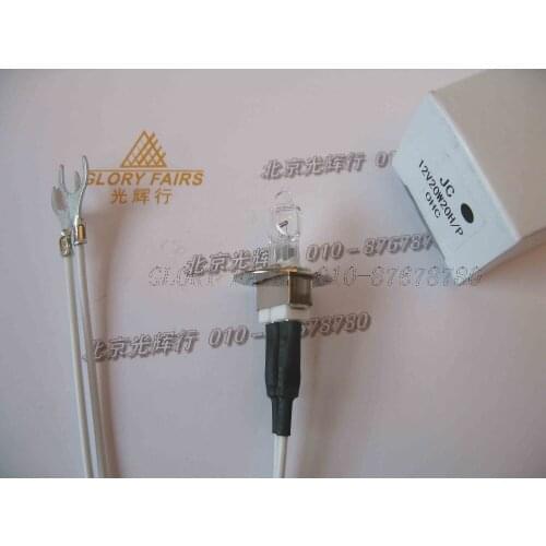 KLS JC 12V20W20H/P halogen lamp,Beckman Olymppus AU400 AU600 AU640 AU680 chemistry analyzer,JC 12V20W 20H/P bulb,12v 20w