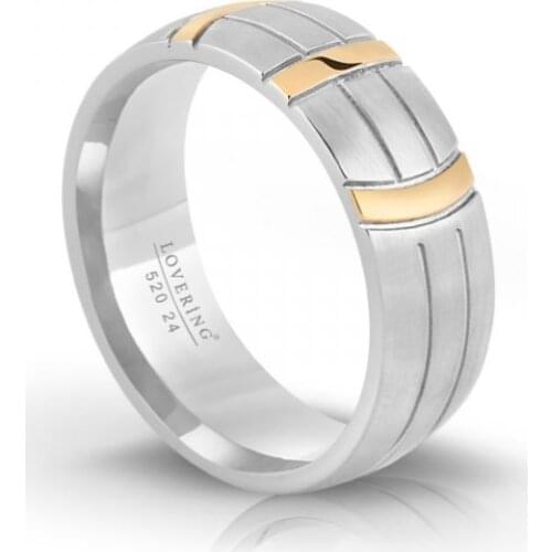 Lvr520 Steel Wedding Ring