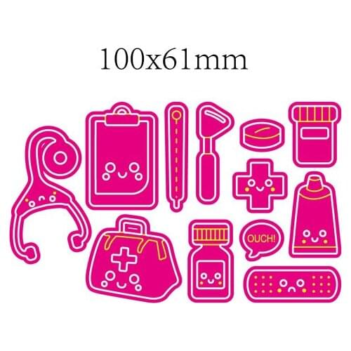Metal Cutting Die Medical supplies DIY Scrapbooking Paper Cards Decorative Craft Embossing