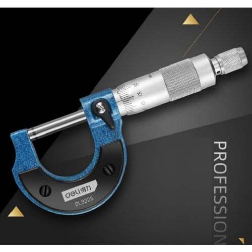 Micrometers Micrometer Measuring Tool Micro Meter 25 50 External Outside Machine Shop Tools Thread 0.001 0-25mm Gauging