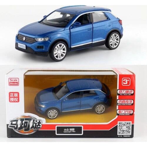 High simulation T-ROC SUV Model,1:36 scale alloy pull back car,Collection metal model toys,free shipping