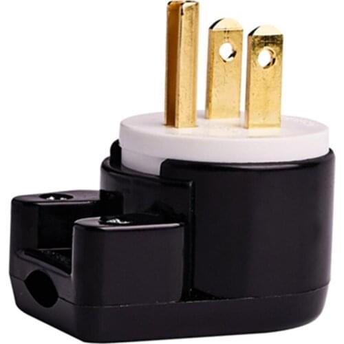 NEMA LK7515PT 5-15P Grounding Locking Plug, 15A 125V AC, 2 Pole 3 Wire