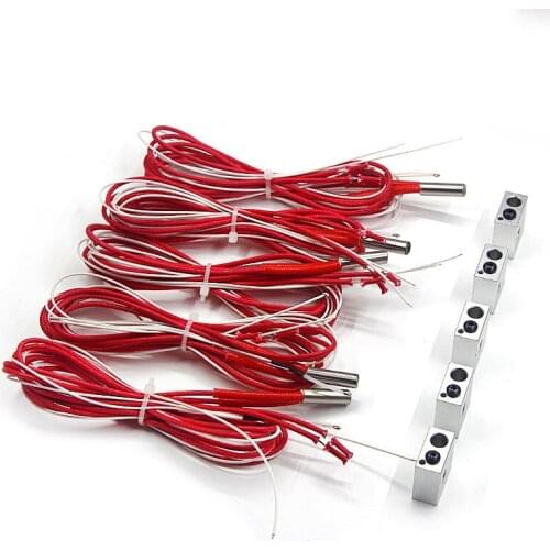 3D Printer 12V 40W Heating Tube + MK8 Heating Block + NTC Thermistor Kit NK-Shopping