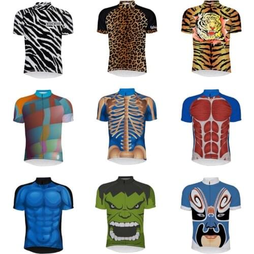 NWW Mens Cycling Jersey Team MTB Short Sleeve Jerseys Breathable Mountain Bike Bicycle Jersey Clothing Sport Wear Shirt