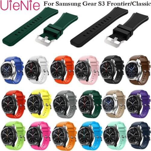 Gear S3 Frontier/Classic Watch Band 22mm Silicone Sport Replacement Watch Men womens Bracelet watches Strap for Samsung Gear S3