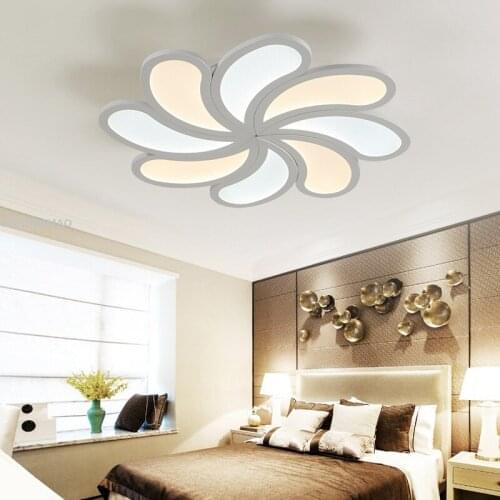 LED flower-style living room Ceiling lights restaurant balcony childrens room modern minimalist ceiling lamp AC100-265V