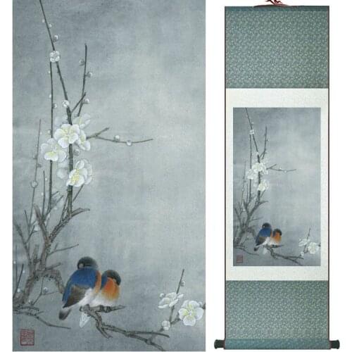 Top quality Birds and Flower painting Chinese wash painting home decoration painting Chinese traditional art panting No.32311