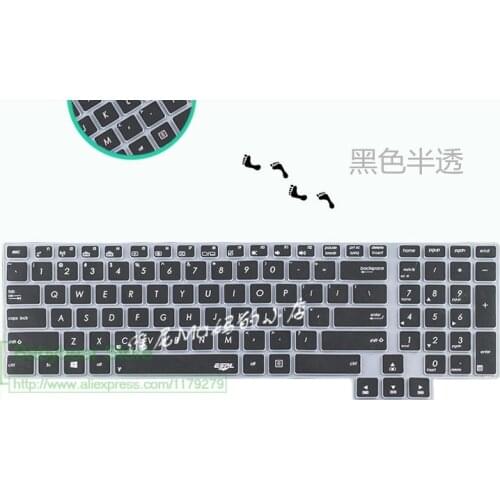 Laptop Silicone Protective Keyboard Protector skin for Asus ROG G750Y47JX JH JM JW GFX70JZ4860 JS4710 G750JZ
