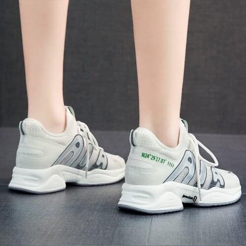 Koovan Womens Sneaksers Shoes 2020 Summer New Mesh Breathable Super Fire Ladys Girls Shoes Hollow Casual Sneakers