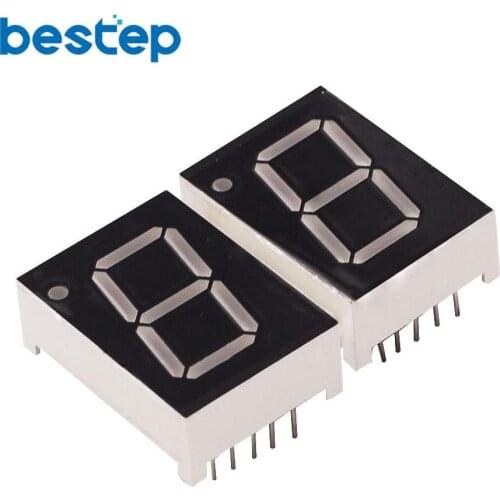 10PCS/LOT Common Anode 1Bit Digital Tube 7 segment 0.8" Red LED Display