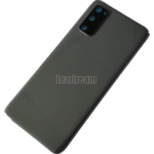10PCS Original for Samsung Galaxy S20 Ultra S20 Plus Back Glass Rear Cover Battery Door With Adhesive with Camera lens