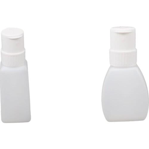 2Pcs Nail Polish Remover Dispenser Makeup Remover Push Down Bottle Container
