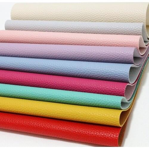 21cm*29cm A4 size 1.0MM Litchi PU Leather Faux Lichee PU Leather Sheet Fabric DIY crafts