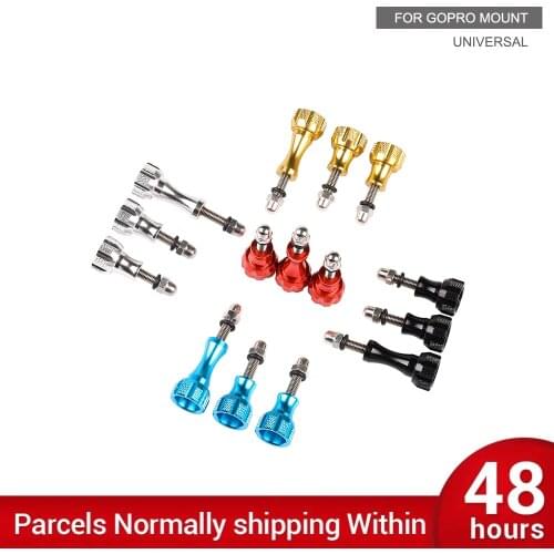 Aluminum Nut Thumb Screw Mount Monopod Tripod for GoPro Hero 9 8 7 6 5 4 Session Yi 4K Sjcam Eken Action Cam Go Pro Accessory