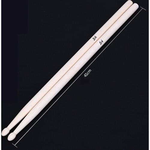 Ammoon1 Pair 5A Drumsticks Wooden Drum Sticks Drum Sticks Maple Drum Set Percussion Instrument Band Jazz Rock Accessories