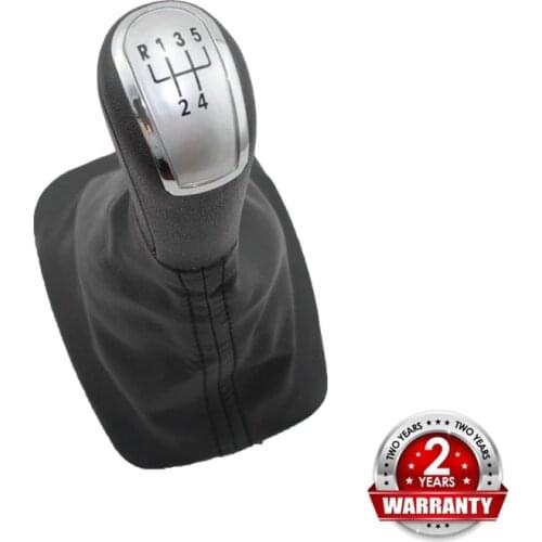 For Skoda Fabia 1 MKI 2000 2001 2002 2003 2004 2005 2006 2007 2008 Car-Styling 5 Speed Car Gear Stick Shift Knob Sliver Cap