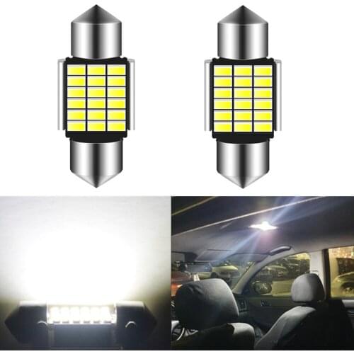 Festoon 31mm 36mm 39mm 41mm C5W C10W LED Bulb Car Interior Reading LED Light For Skoda Superb Octavia 2 FL 2010 2011 2012 2013