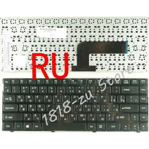 YALUZU Russian RU Keyboard for DNS Pegatron B14Y B34FD DNS (0150931) MP-11P53SU-5281 With frame 0KN0-A01RU12 RU MP-11P53US-528