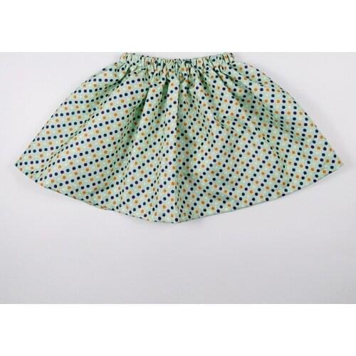 Korean green dot wave point children baby girl summer tutu skirts fashion princess short skirt pettiskirt kids clothes Falda USA